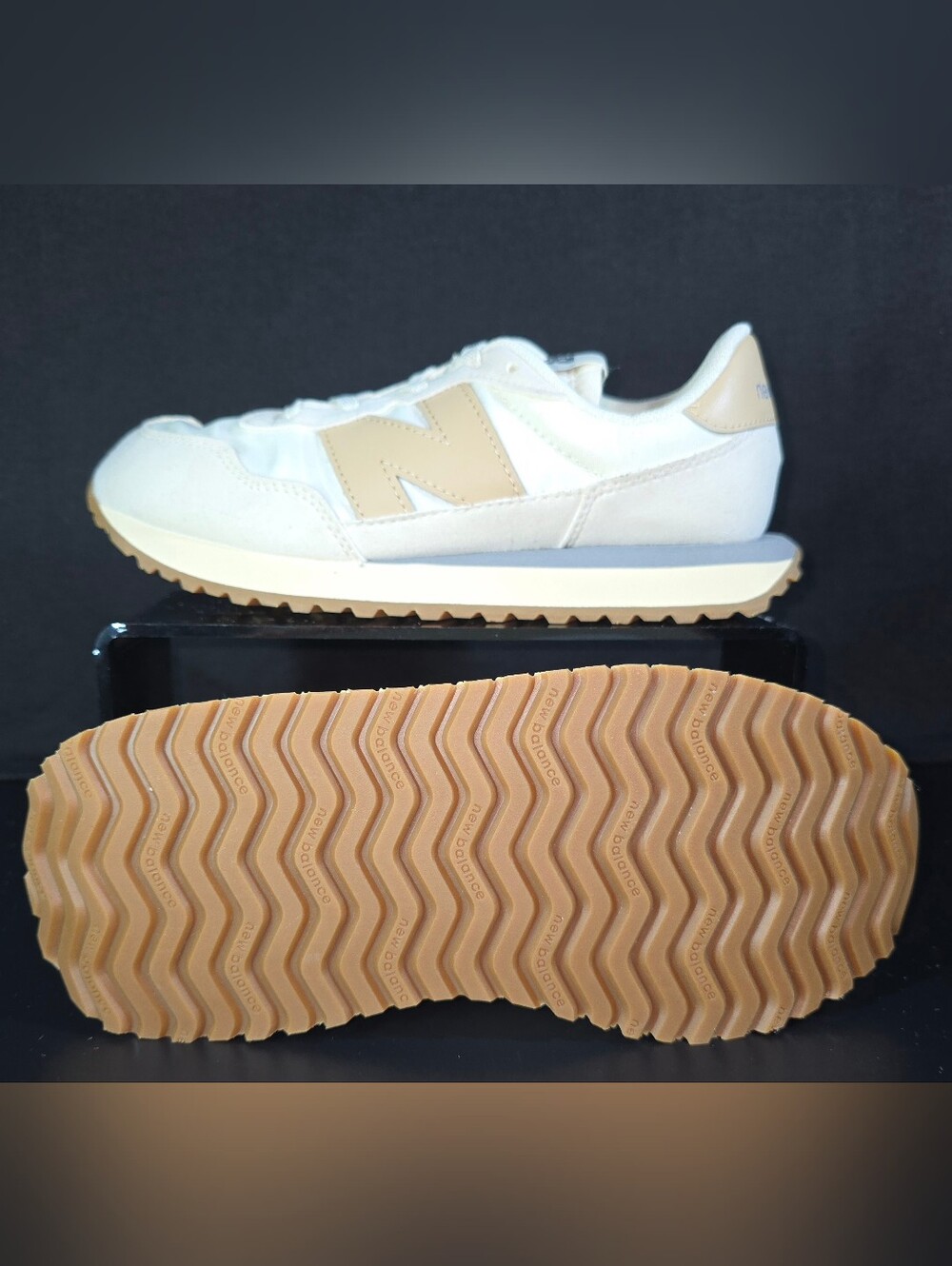 New Balance Kids’ 237 – Beige/Beige – Size 4 GS – New in Box - Picture 6 of 11